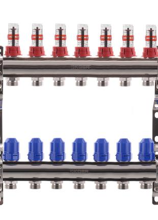 Коллекторный блок с расходомерами Koer KR.1110-09 1”x9 WAYS (K...