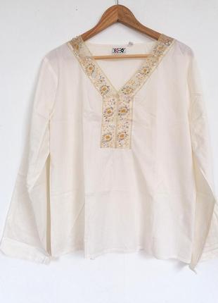 Туника блуза хлопковая восточный этно стиль