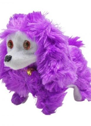 Собачка интерактивная, фиолетовая