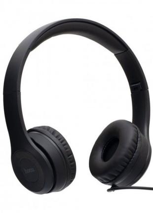 Дротові навушники Hoco W21 Graceful Charm Чорні