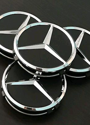 Колпачки на диски Mercedes dia66 5 112 w211 w220 w221 ml gl s e c