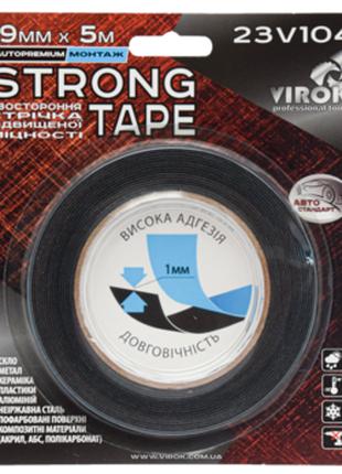 Стрічка автомобільна 2-стороння VIROK Strong Tape; 19 мм х 5 м...
