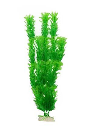 Растение для декора аквариума 6x4x40cm зеленое Foxtail