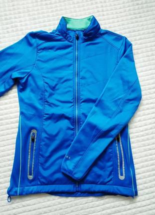 Жіноча спортивна куртка/вітрівка/софтшел crane, утеплена