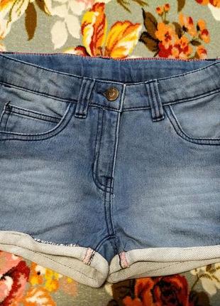 Фирменные,джинсовые шорты для девочки 10-11 лет -alive