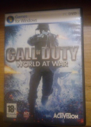 PC DVD диск Call of Duty World at War + ключ