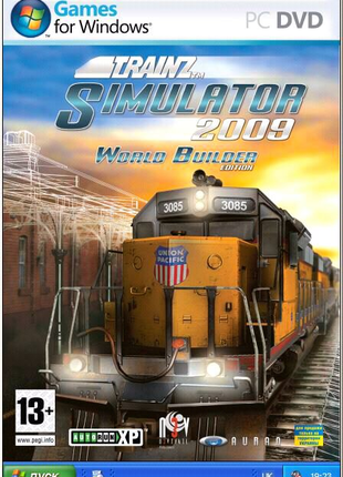 PC Dvd диск Trainz Simulator 2009 World builder Edition + cd key