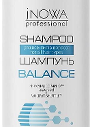Шампунь для всех типов волос, с дозатором JNOWA Professional 1...