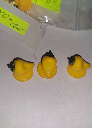 Пуклі-ґудзики кухарські "Перці жовті"