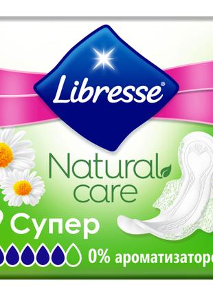 Гигиенические прокладки Libresse Natural Care Ultra Clip Super...