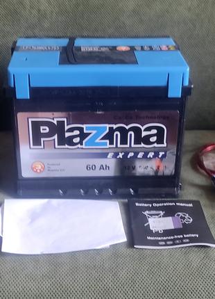 Аккумулятор Plazma Expert 6СТ-60 Евро, 60Aч, 12В, необслуживаемый