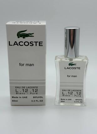 Тестер Lacoste L.12.12 Blanc Pure чоловічий, 60 мл