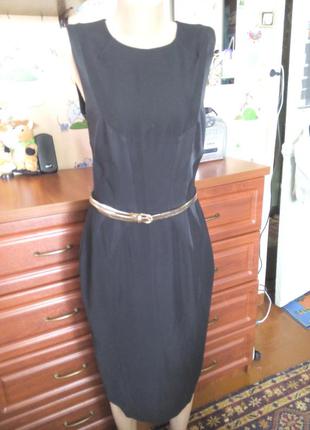 Alessandro dell*acqua италия шикарное черное платье 48р