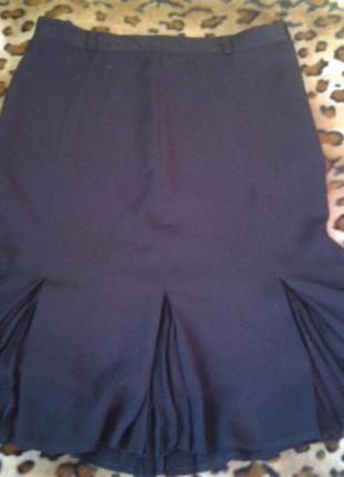 Birdem etek(турция) черная юбка с шифоновыми вставками в склад...