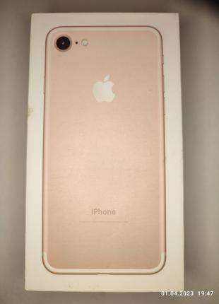 Коробка Apple iPhone 7, Rose Golg, 32Gb, A1660
