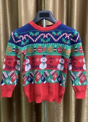 Дитячий новорічний светр Tu Розмір на 4-5 років