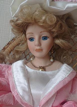 Фарфоровая викторианская кукла ручной работы эмили 1997 номерная