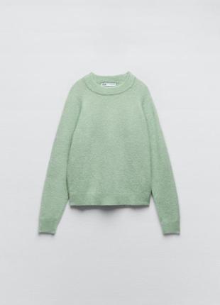 Zara альпака и шерсть  свитер
