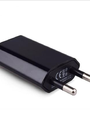 USB адаптер AR-600 блок зарядний пристрій на 1 USB порт чорний