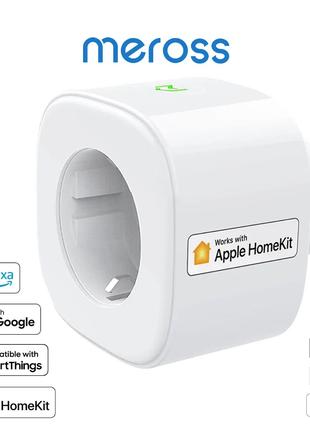Умная WiFi розетка Meross MSS210 16A Apple HomeKit
