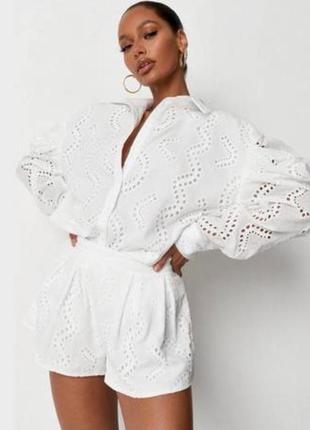 Шикарна біла блуза,  пишний рукав,  missguided,  m