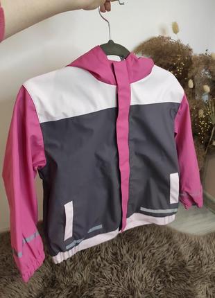 Спортивна, водонепроникна курточка для дівчинки, дощовик