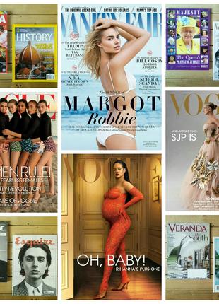 Журнал Vanity Fair, Вог, журналы Vogue, Majesty, AD Magazine