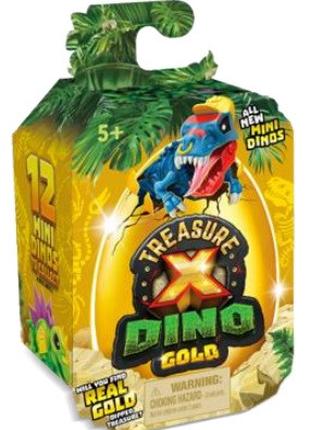 Игровой набор Treasure X Dino Gold Фигурка-сюрприз в окаменело...
