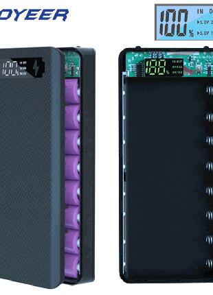 Корпус коробка Power Bank Case DIY M8, 8 x 18650 LCD 2xUSB, 1x...