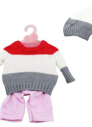 Одежда для пупса "Warm Baby: полоска"