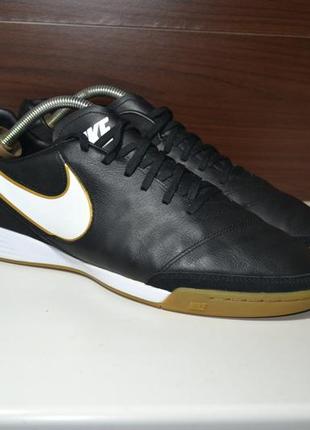 Nike tiempo 45-46р кожаные футзалки кеды бутсы бампы