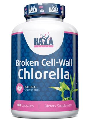 Натуральна добавка Haya Labs Broken Cell-Wall Chlorella, 100 к...