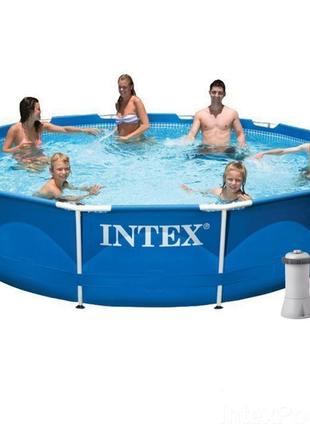 Бассейн каркасный Intex 28210-5, 366х76см, (Фильтр-насос 3785 ...