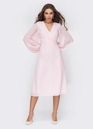 Нежно-розовое платье dressa