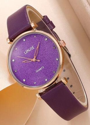 Женские часы,, звёздное небо Фиолетовые