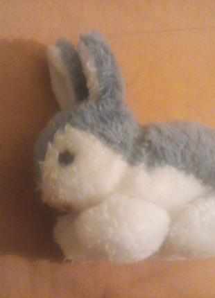 Мягкая игрушка кролик зайчик, Н=16 см