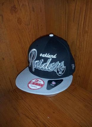 Котонова кепка бейсболка raiders oakland nfl team headwear new...