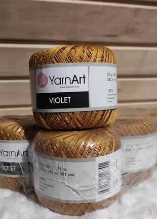 Пряжа YarnArt Violet 6340-номер кольору,бавовна
