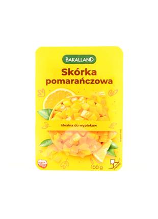 Апельсинові цукати для випічки Bakalland 100 г (Польща)