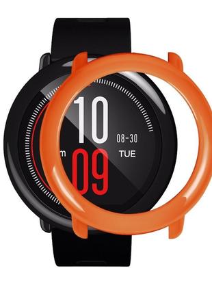 Защитный бампер для смарт часов Amazfit Pace оранжевый