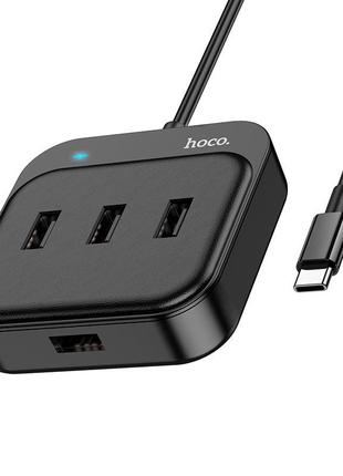 HUB адаптер HOCO Easy 4-in-1 converter HB31 (Type-C to USB2.0*...