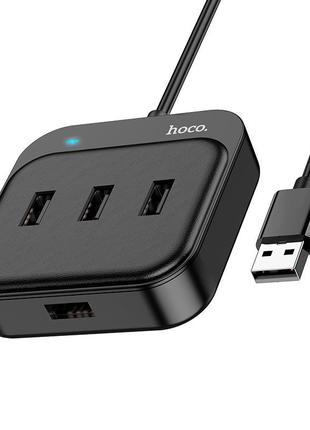 HUB адаптер HOCO Easy 4-in-1 converter HB31 (USB to USB2.0*4)(...
