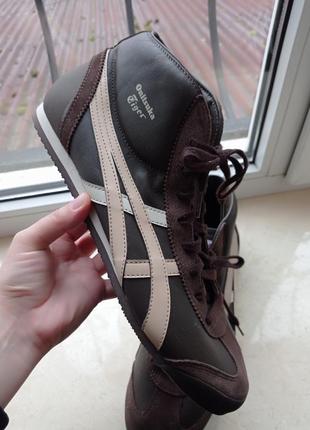 Шкіряні кросівки onitsuka tiger
