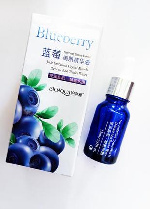 Сыворотка с гиалуроновой кислотой и черникой bioaqua blueberry...