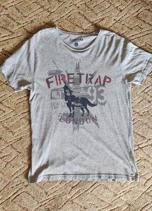 Стильная футболка firetrap, оригинал!