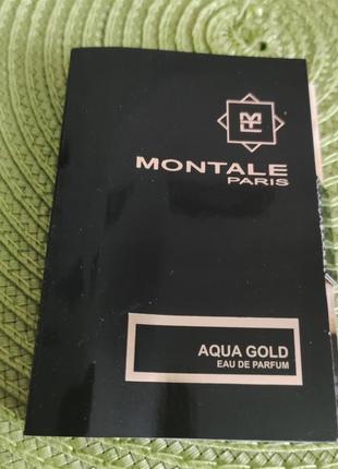 Montale aqua gold парфумована вода (пробник), 2 мл, оригінал!!!