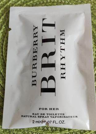 Burberry brit rhythm for her

туалетная вода (пробник)
