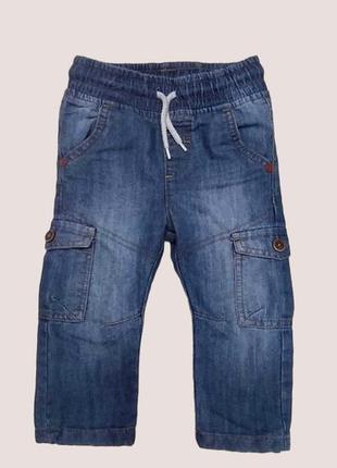 Утепленные джинсы для мальчика topomini р. 80