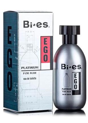 Туалетная вода для мужчин Bi-es Ego Platinum 100 ml