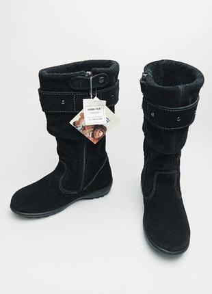 Замшеві зимові чоботи сапожки дівчинці primigi (примиджи) gore...